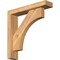 Ekena Millwork Westlake Block Smooth Bracket w/ Offset Brace, Western Red Cedar, 3 1/2"W x 16"D x 16"H BKT0402X16X16WTL05SWR - alternate 1